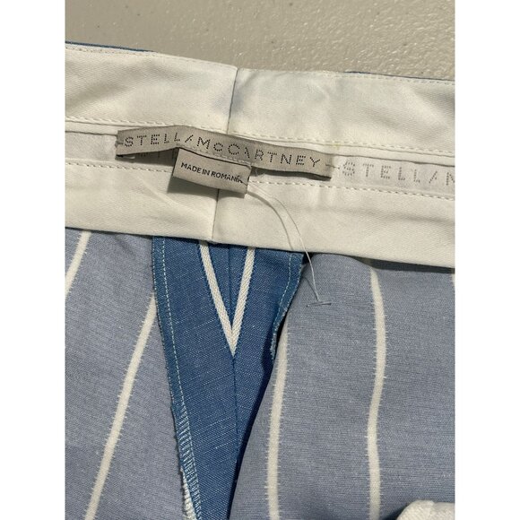 Stella McCartney Blue & White Striped Pants Size 34 US 2-4 - Picture 6 of 8